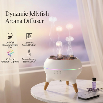 Jellyfish Aromatherapy Diffuser – Decorative Mist Humidifier