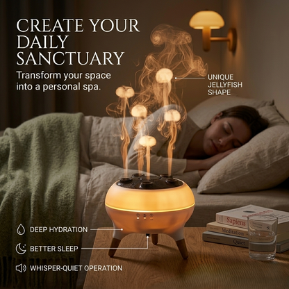 Jellyfish Aromatherapy Diffuser – Decorative Mist Humidifier