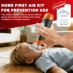 Portable Manual Resuscitator Kit with Adult & Child Masks